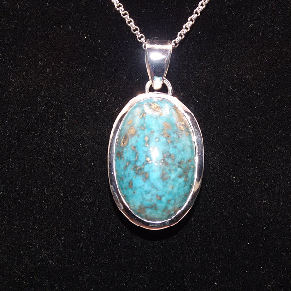 Pendentif Turquoise Arizona Argent 925