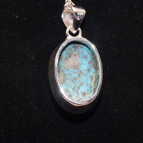 Pendentif Turquoise Arizona Argent 925