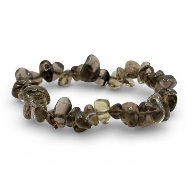 Bracelet Quartz Fumé Chips/ Baroque