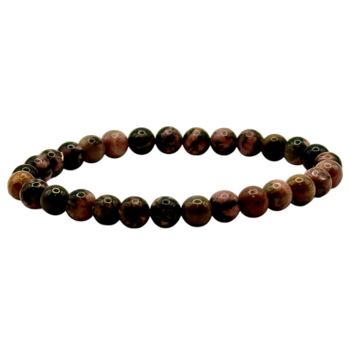 Bracelet "Équilibre & Compassion" en Rhodonite Perles Rondes