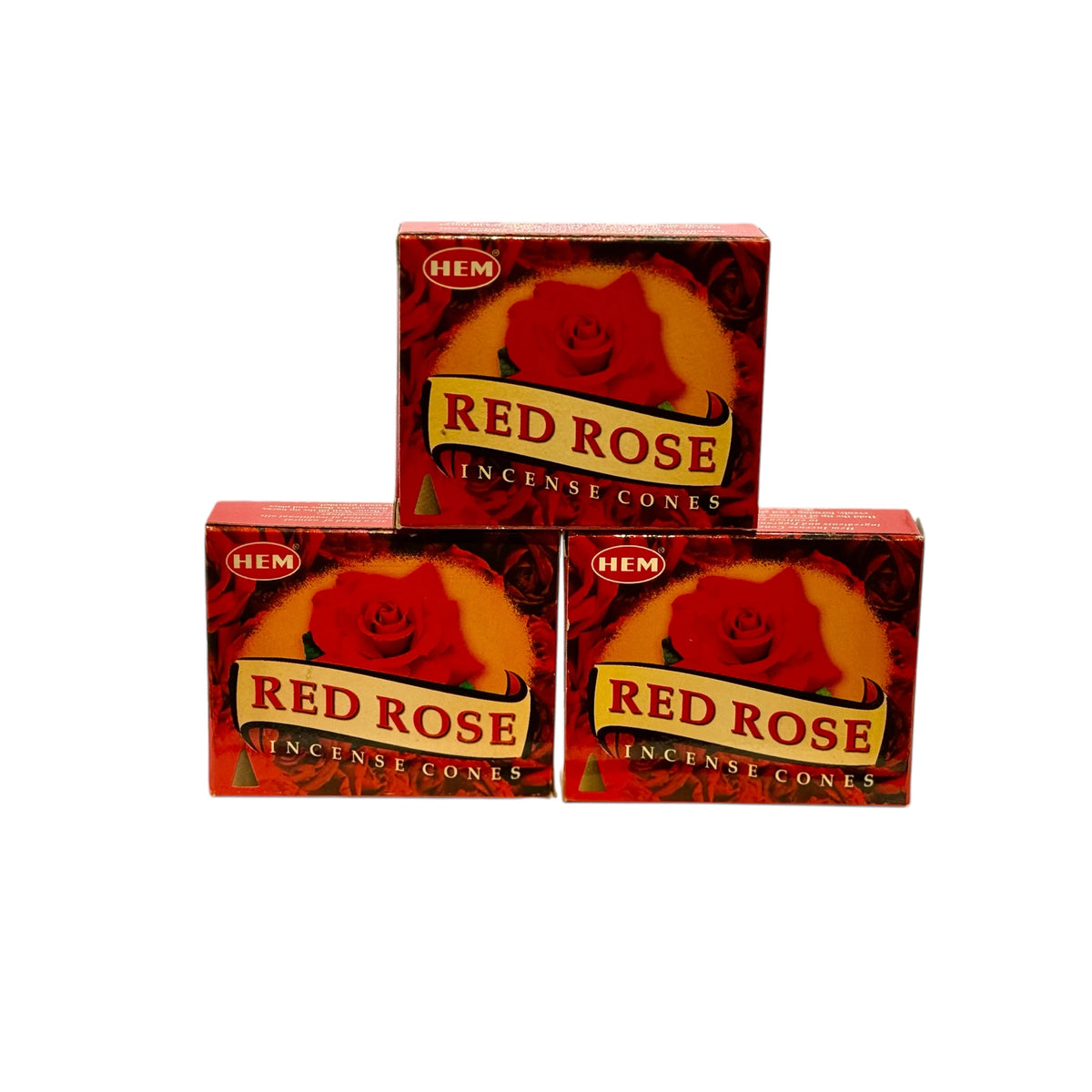 Encens Hem Rose Rouge, cônes