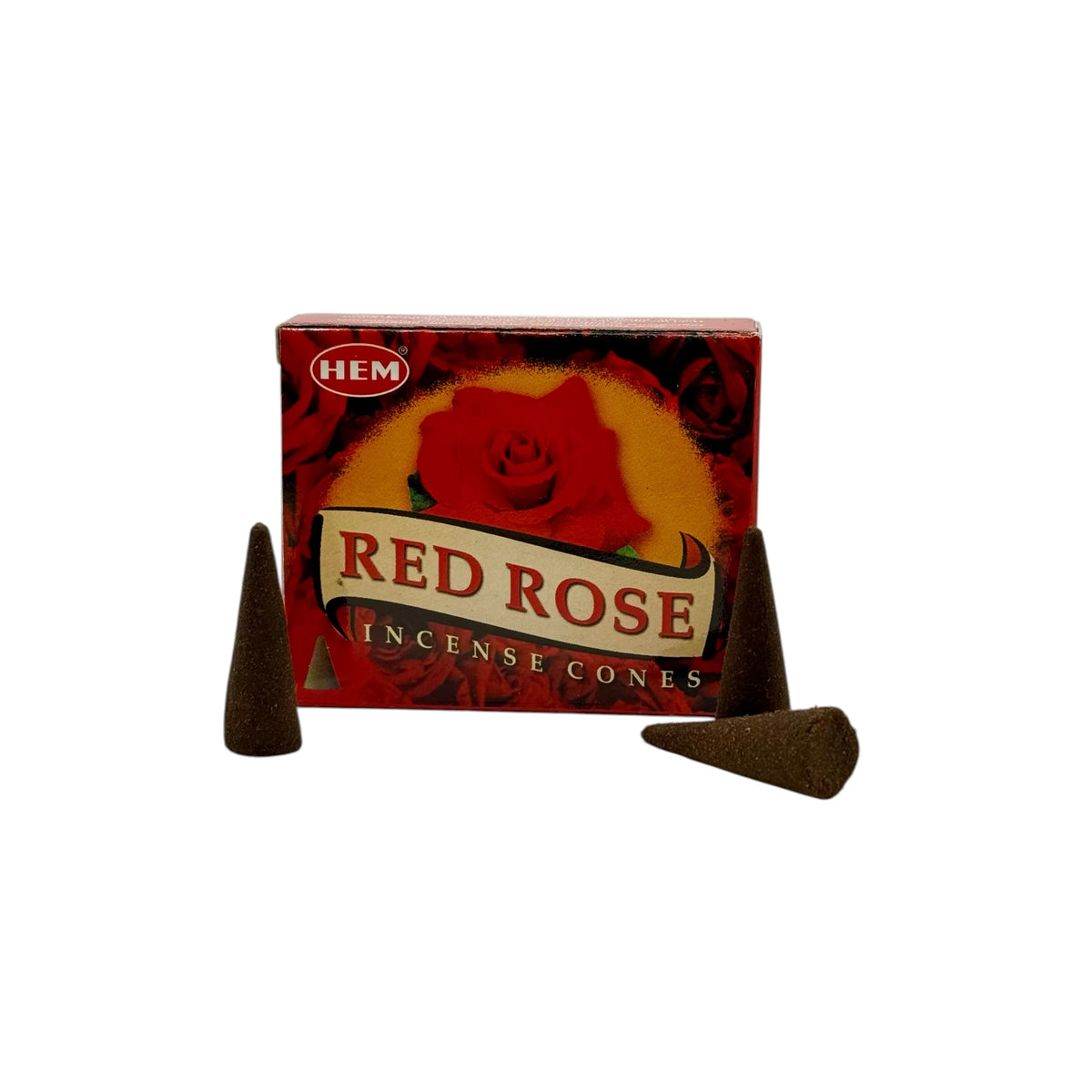 Encens Hem Rose Rouge, cônes