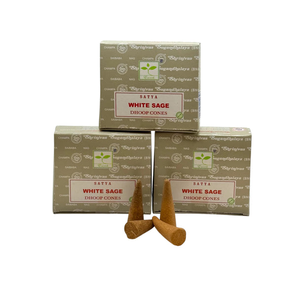 Encens Satya Sauge Blanche Cônes