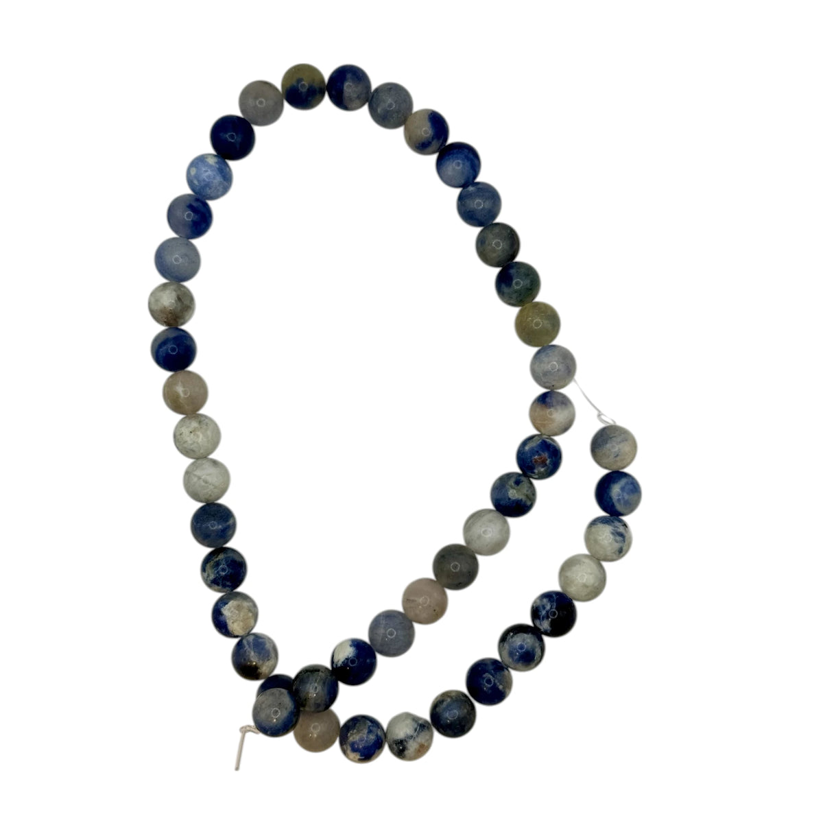 Sodalite Fil de Perles Naturelle 6-8mm, env 39cm