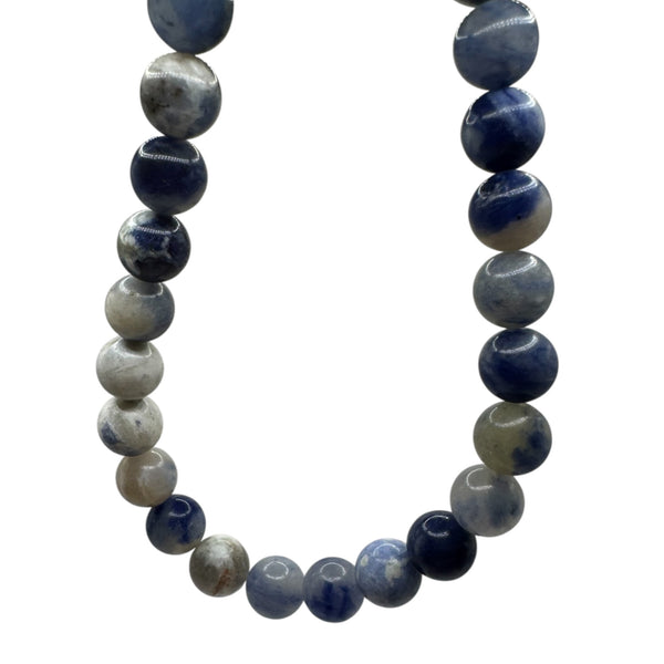 Sodalite Fil de Perles Naturelle 6-8mm, env 39cm