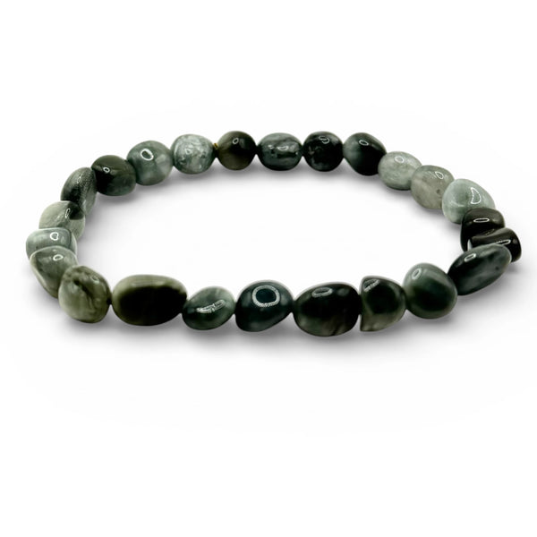 Bracelet Tourmaline Œil de Chat Pierres Roulées