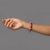 Bracelet Rhodonite Ligne Rose